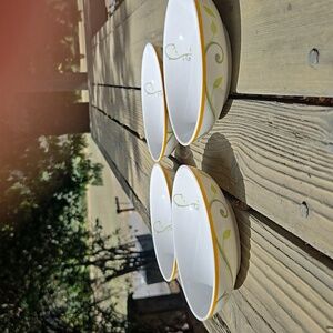 Set of 4 Precise Portions Porcelain 8 ounce Bowls